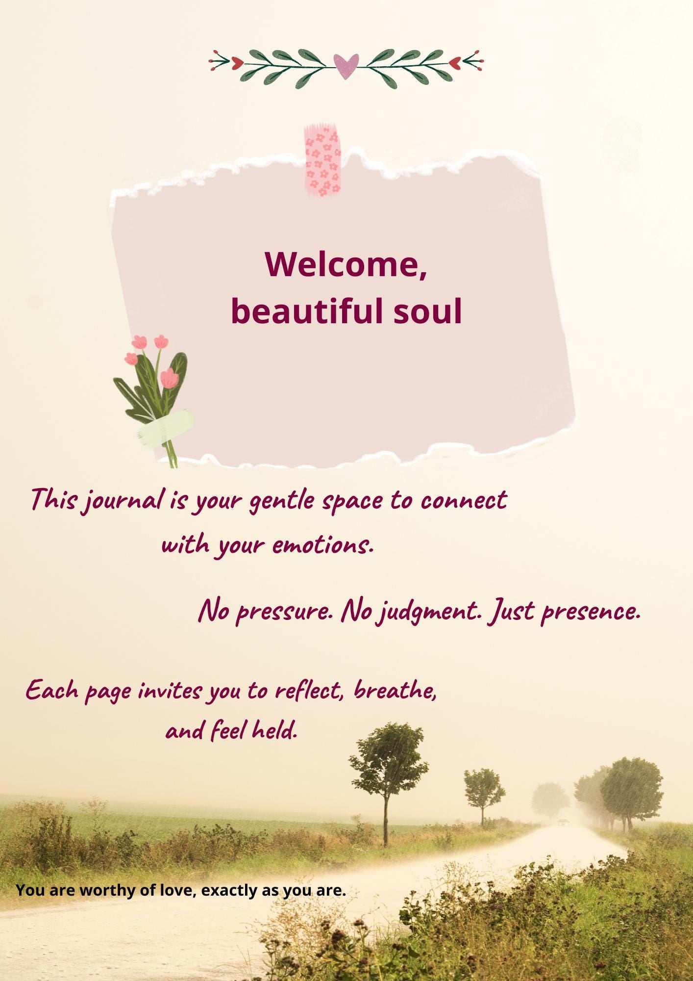 7-Day Emotional Check-In Journal: Printable Mental Health PDF for Self-Reflection & Mindfulness