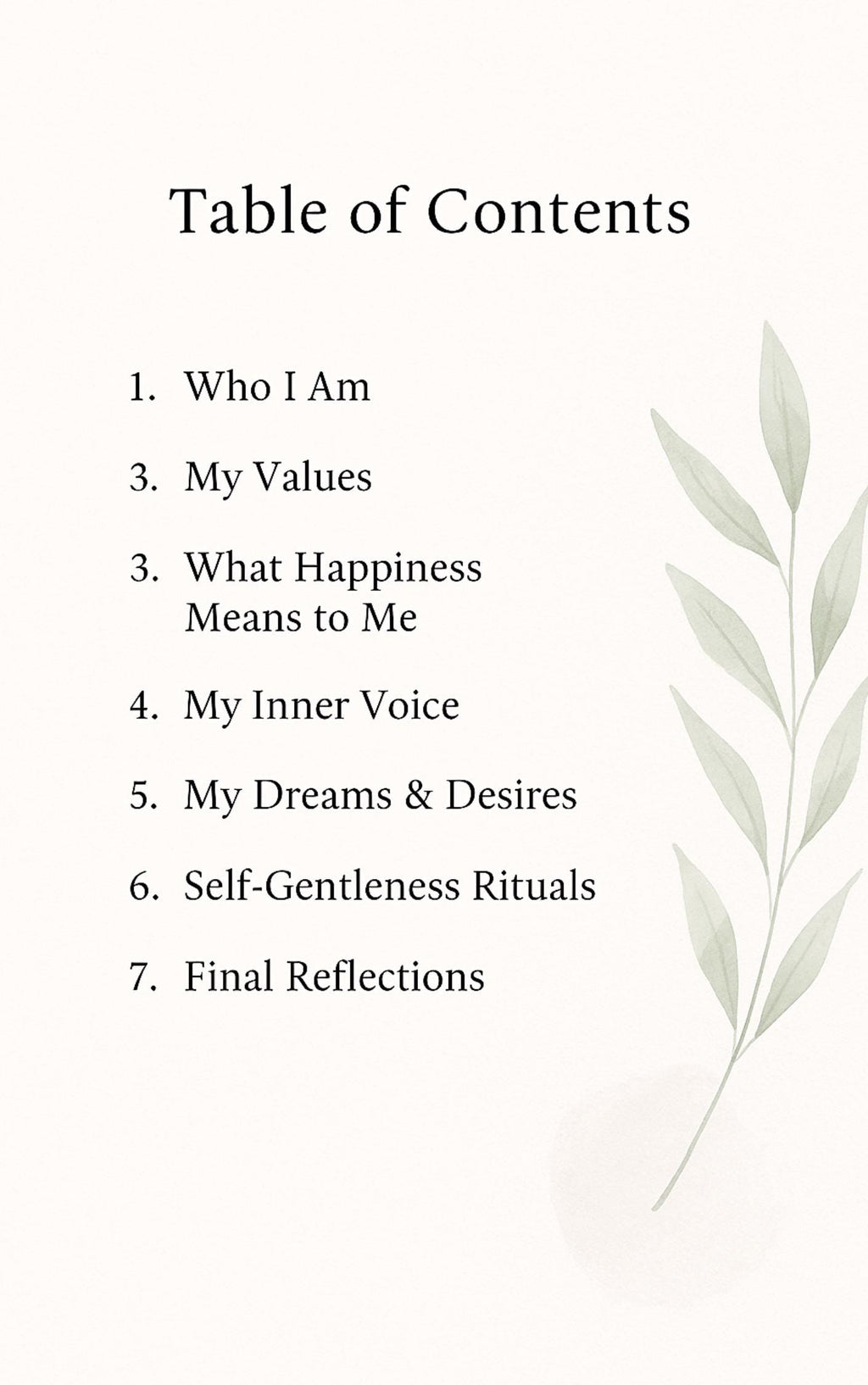 Guided Self-Discovery Journal: Digital PDF for Personal Growth, Reflection & Daily Prompts