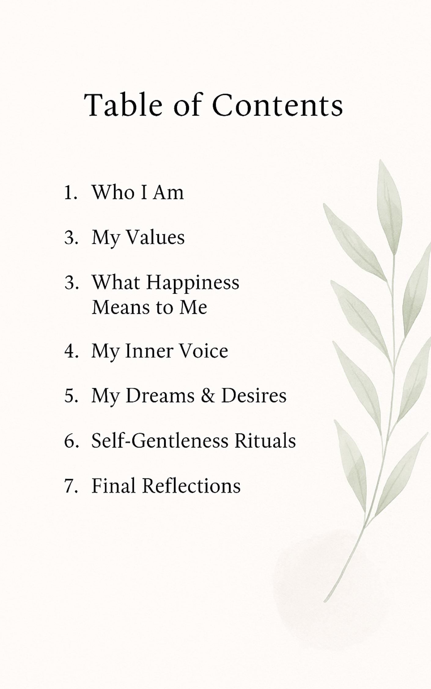 Guided Self-Discovery Journal: Digital PDF for Personal Growth, Reflection & Daily Prompts