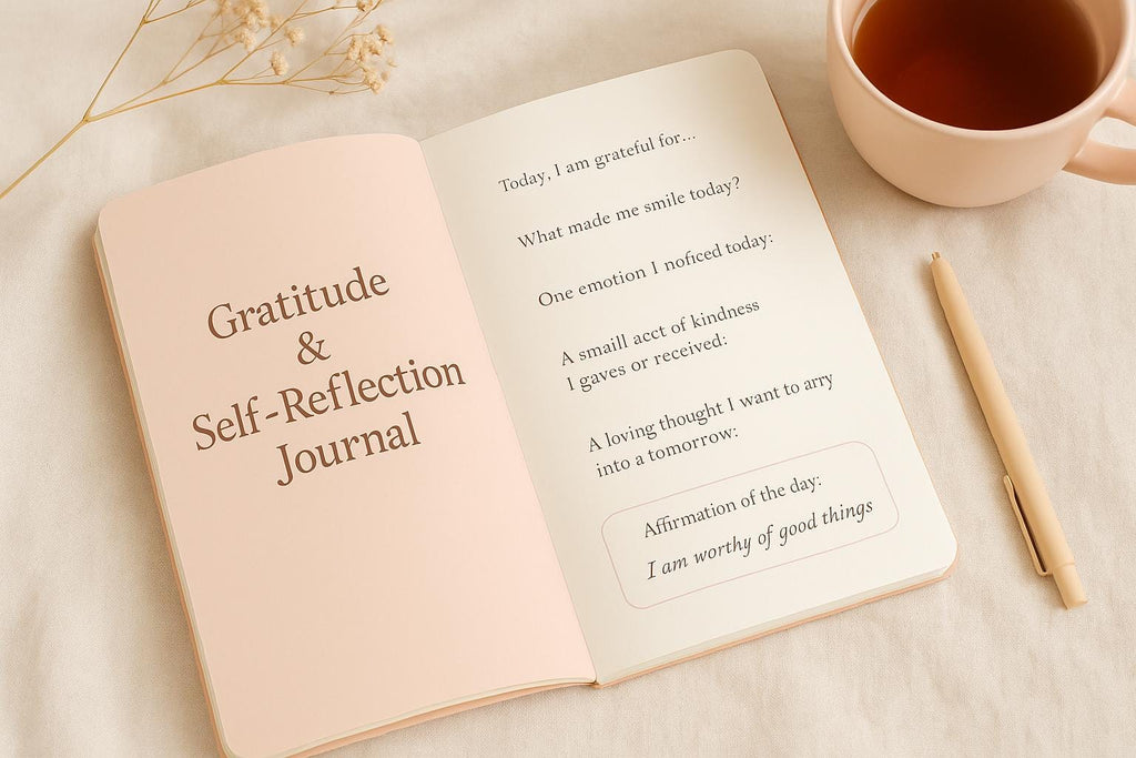30-Day Healing Self-Worth Journal: Printable Gratitude & Self-Reflection Workbook for Emotional Growth