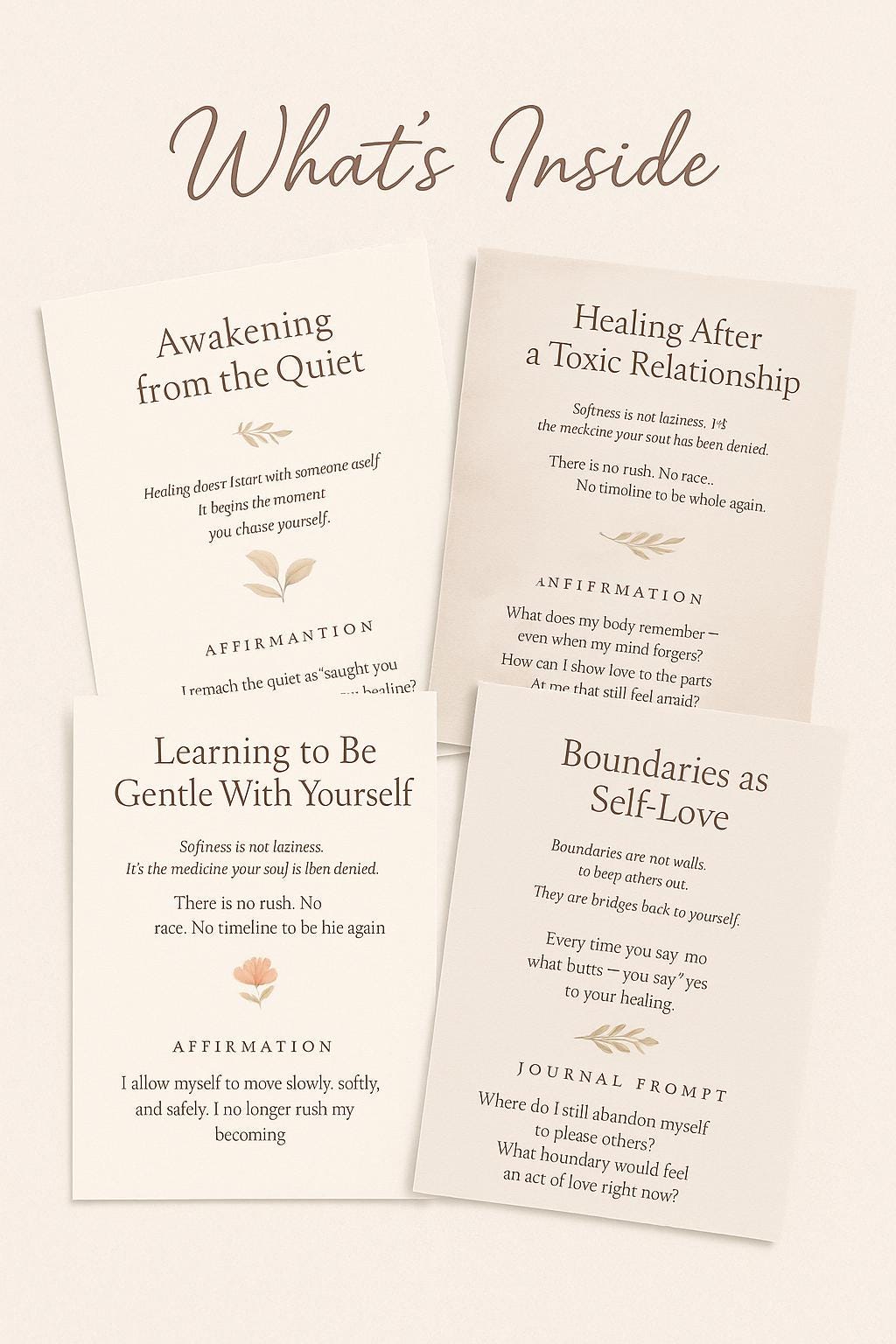 Trauma Healing Workbook: Shadow Work Journal for Women (PDF Download)