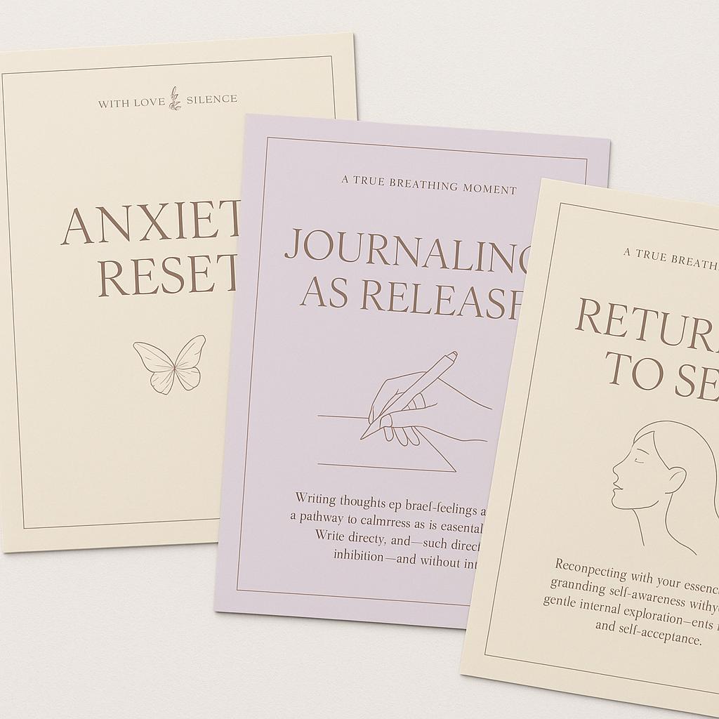 Printable Anxiety Journal: Nervous System Reset & Emotional Balance Self-Healing Guide PDF