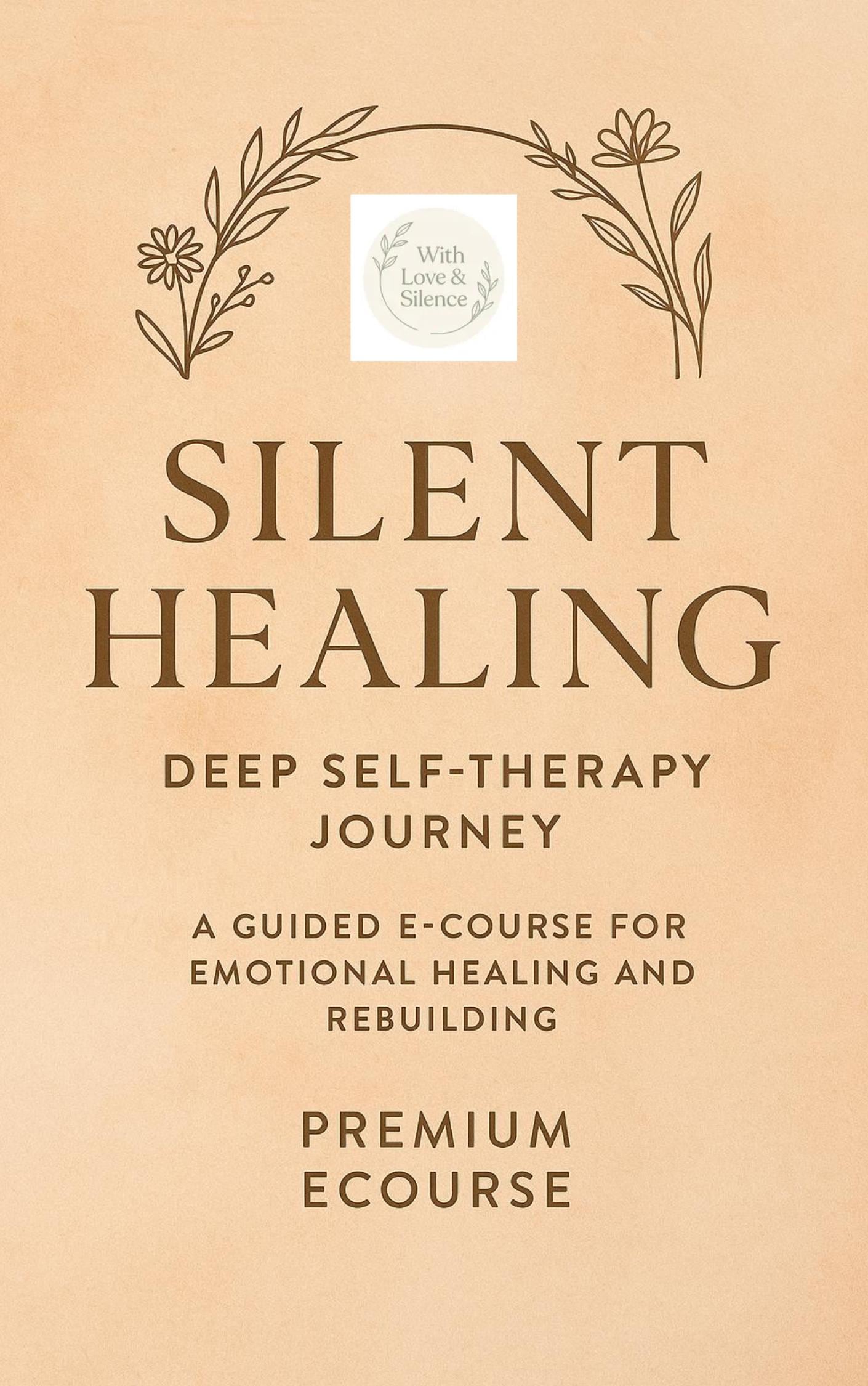 5-Module Self-Therapy Workbook: Silent Healing Program for Emotional Recovery (Printable PDF)