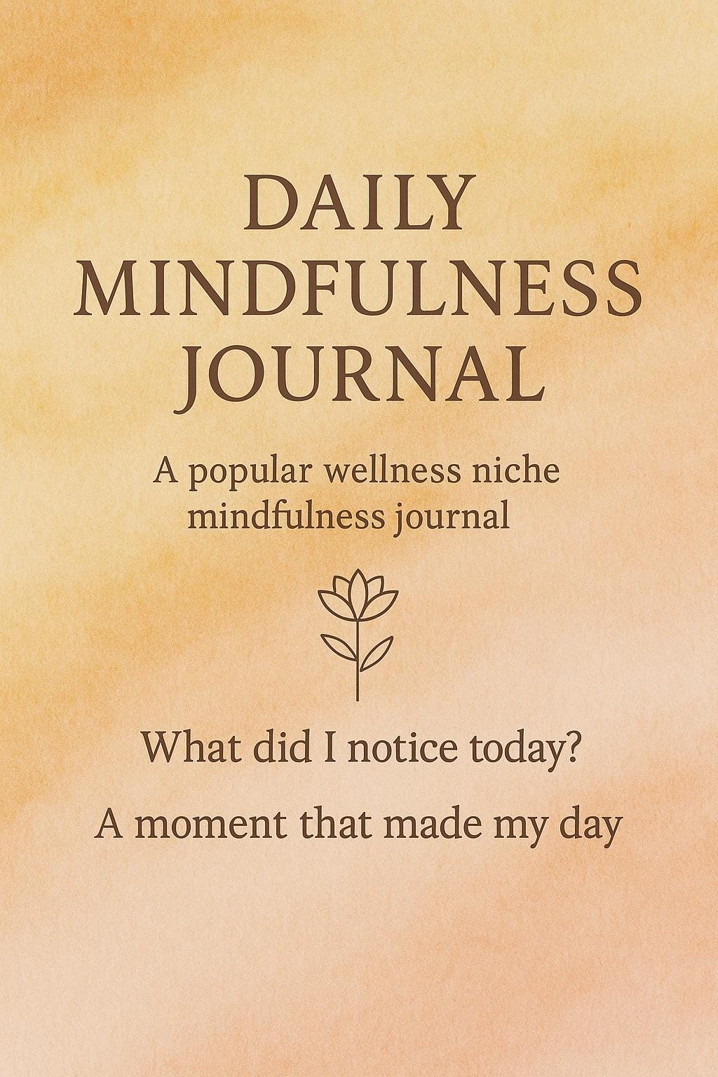 14-Day Printable Mindfulness Journal: Digital Self-Care Reflection PDF Gift for Emotional Wellness