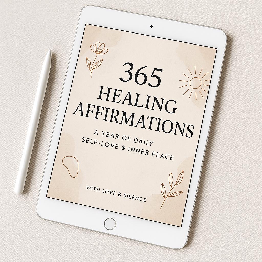 365 Daily Healing Affirmations: Printable Mindfulness Journal for Self-Love & Positive Mental Health