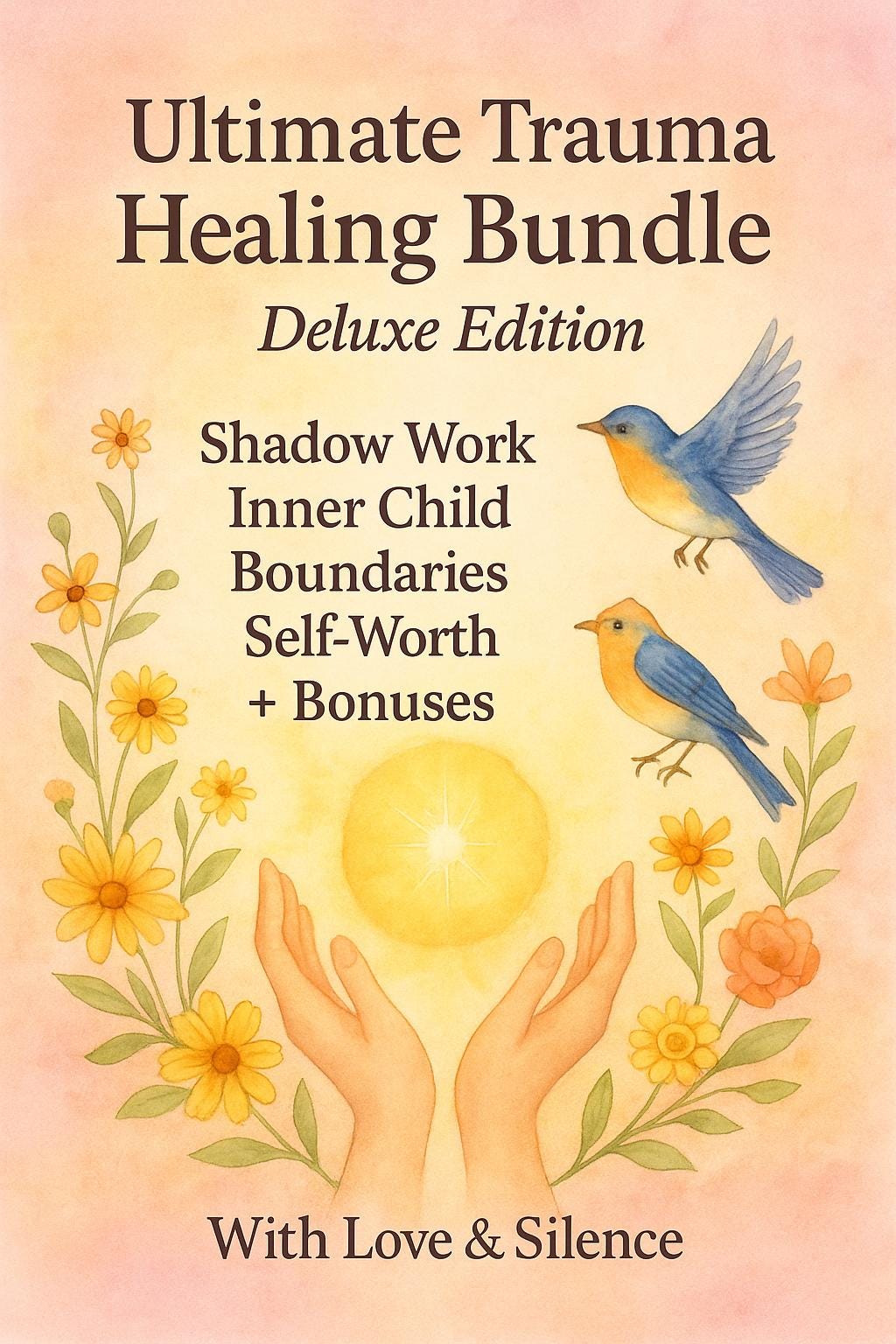 Comprehensive Trauma Recovery Kit: Digital Self-Healing Journals, Therapy Worksheets & Printable PDFs