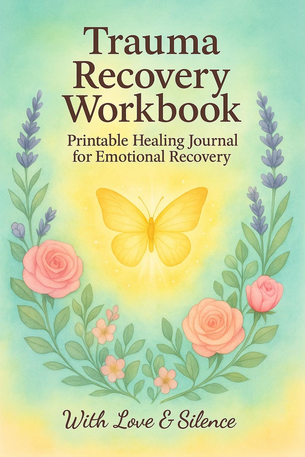 Healing Journey: Trauma Recovery Workbook & Self-Therapy Guide PDF | Printable Journal for Emotional Wellness