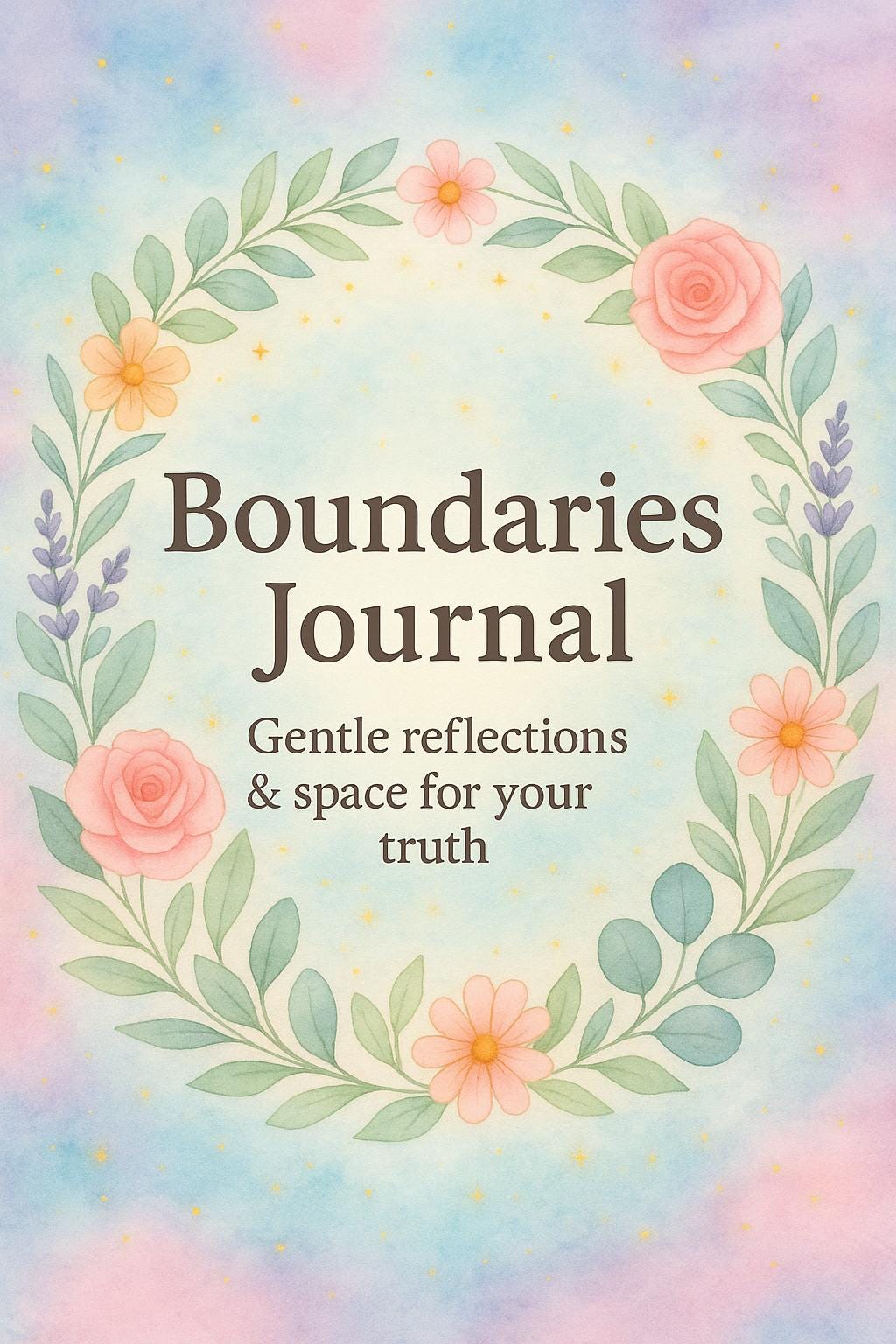 Printable Boundaries Journal: Self-Help Workbook for Emotional Healing, Saying No & Building Self-Worth