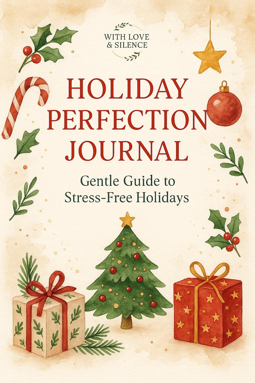 Festive Holiday Self-Care Journal: Printable Christmas Planner for Stress-Free Celebrations