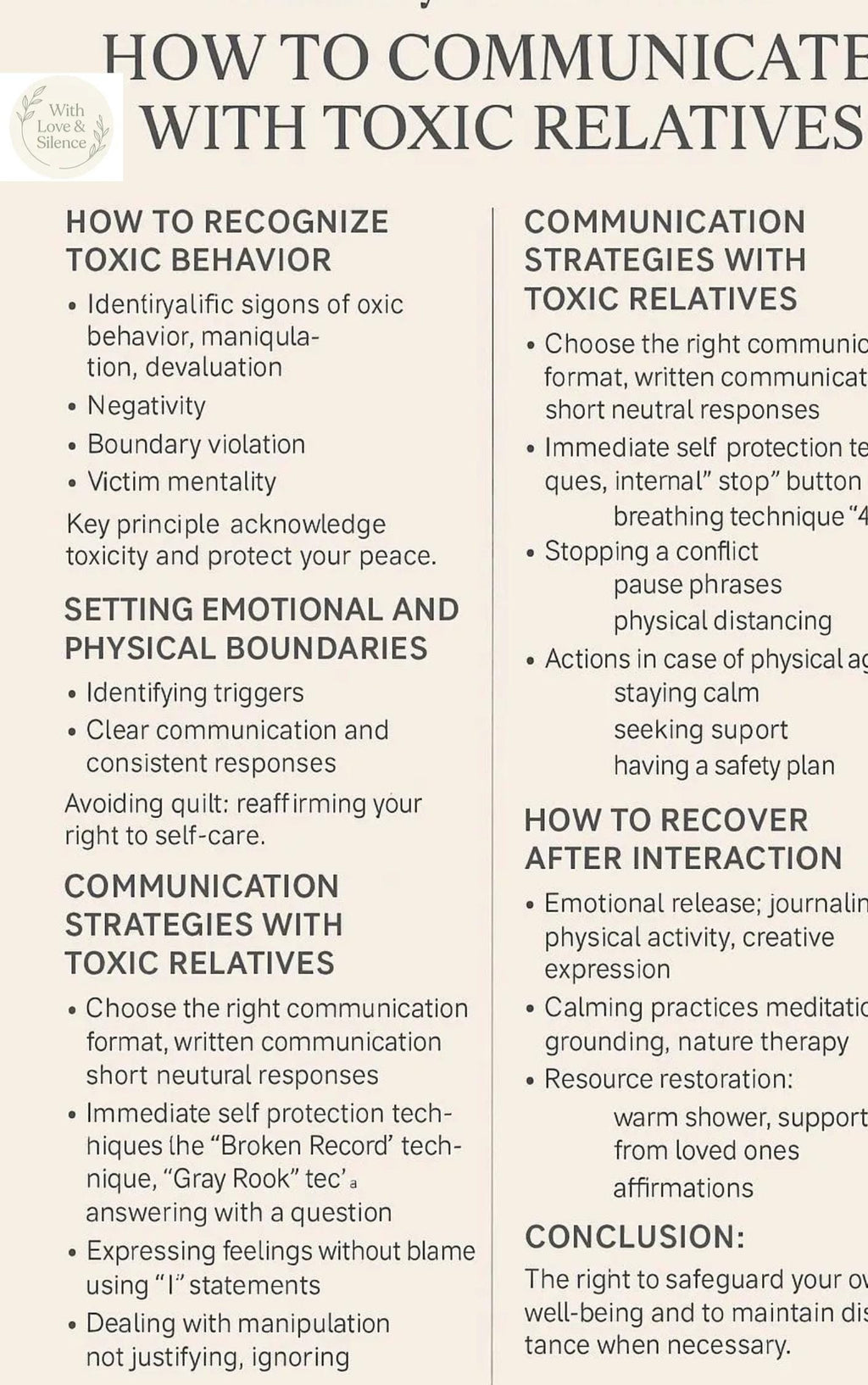 Toxic Relatives Boundary Setting Guide: Scripts & Emotional Protection Strategies PDF Workbook