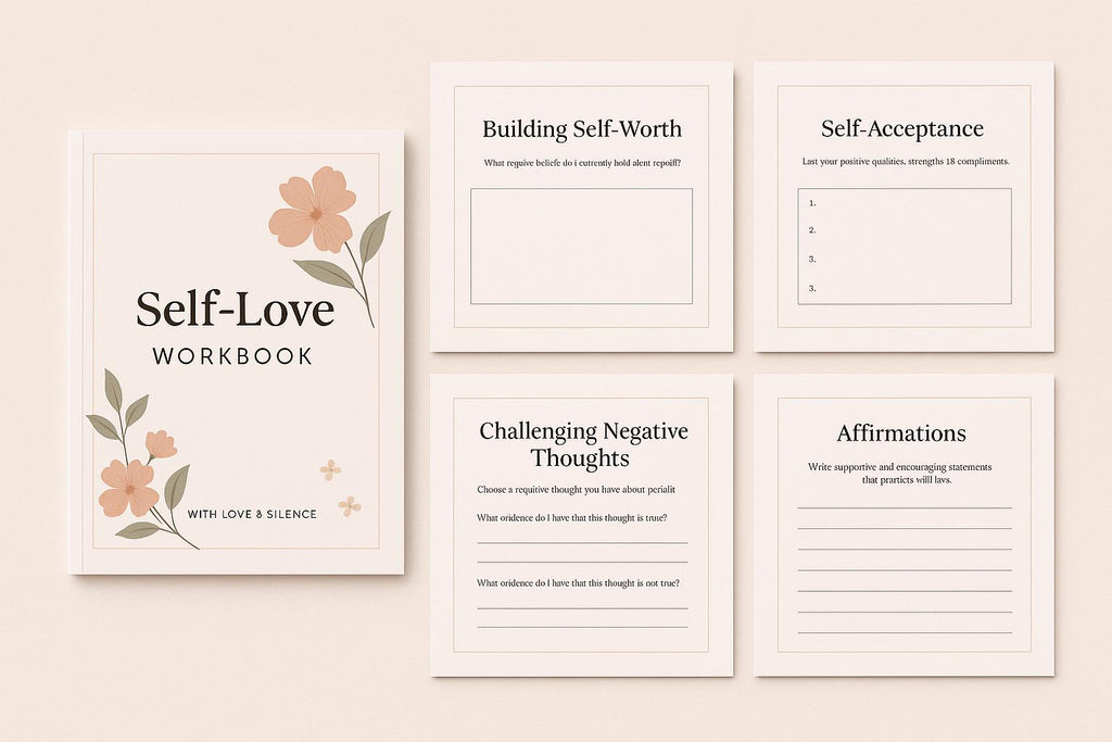 Self-Love & Emotional Healing Workbook: Printable PDF Journal for Personal Growth and Mental Wellness