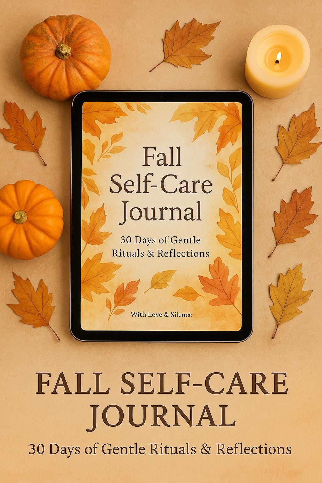 Autumn Mindfulness Journal: 30-Day Guided Self-Care Rituals & Reflections PDF for Fall Wellness