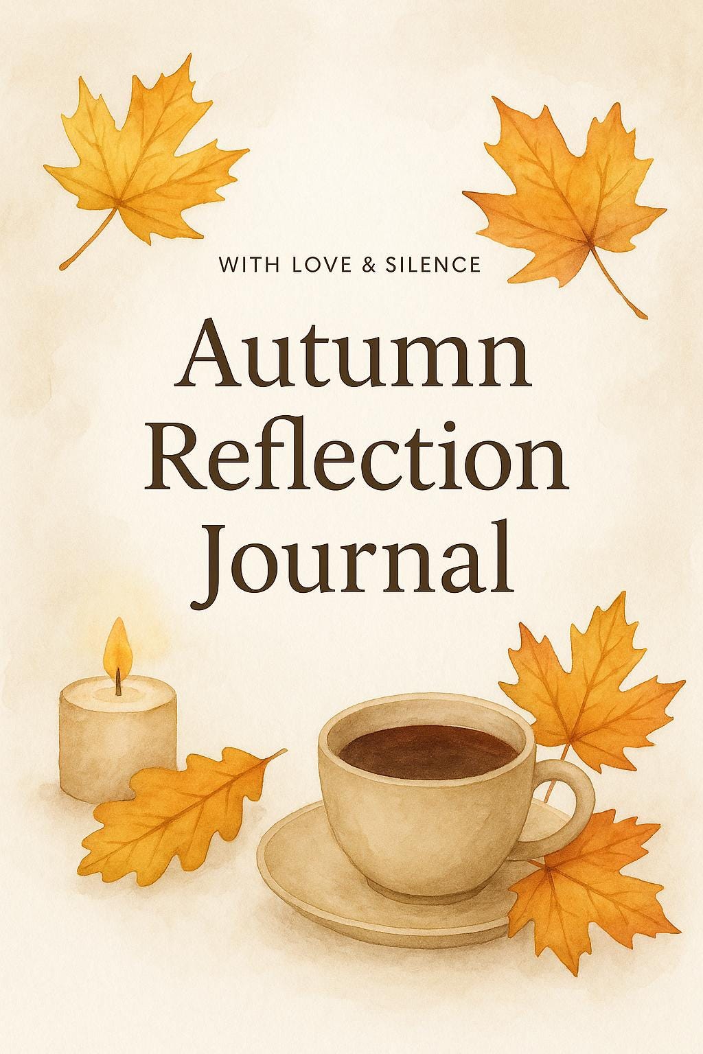 Autumn Reflection Journal: Cozy Fall Self-Care & Gratitude Prompts - Printable PDF Mindfulness Planner