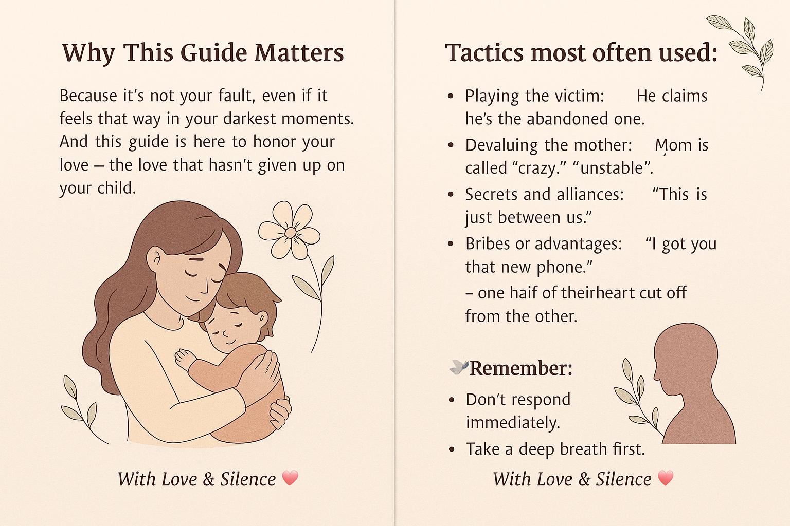 Healing Guide: Overcome Parental Alienation & Narcissistic Abuse - Empowering Workbook for Mothers