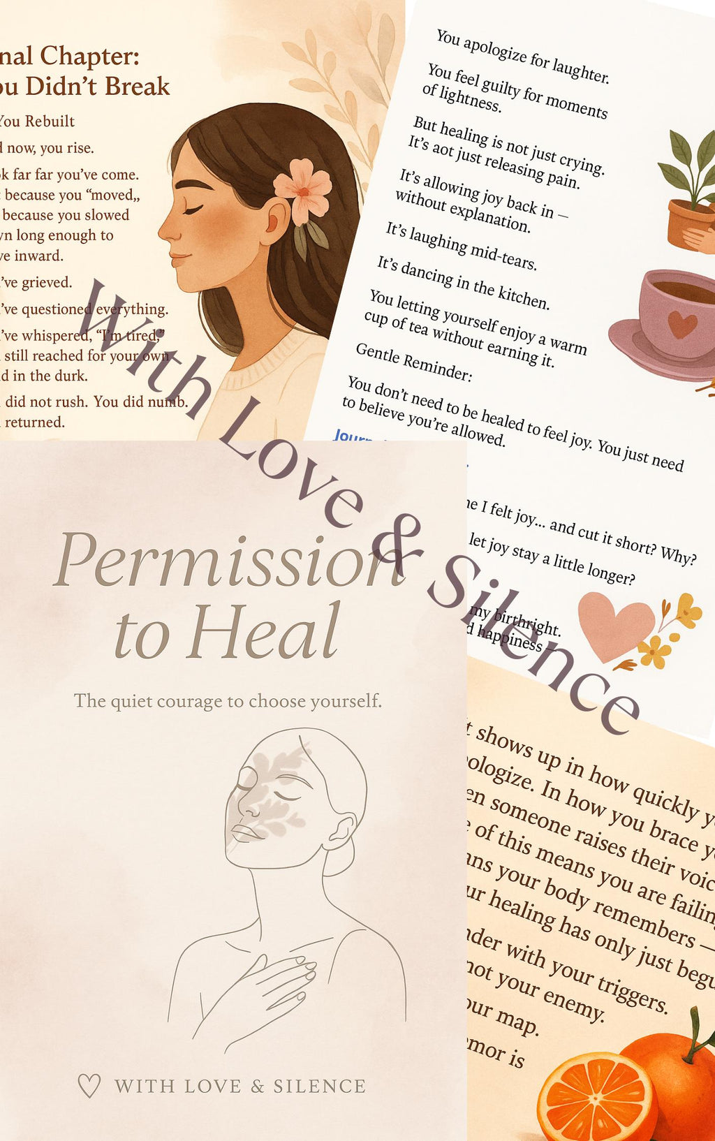 Emotional Healing Workbook: Self-Care & Recovery PDF Guide for Anxiety, Mental Health, and Counseling