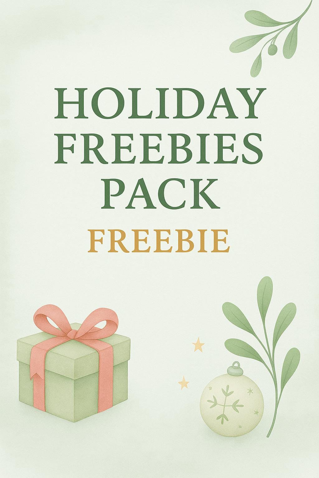 Holiday Self-Care & Gratitude Journal | 7-Day Printable Pack | Christmas Wellness PDF | Instant Download A4