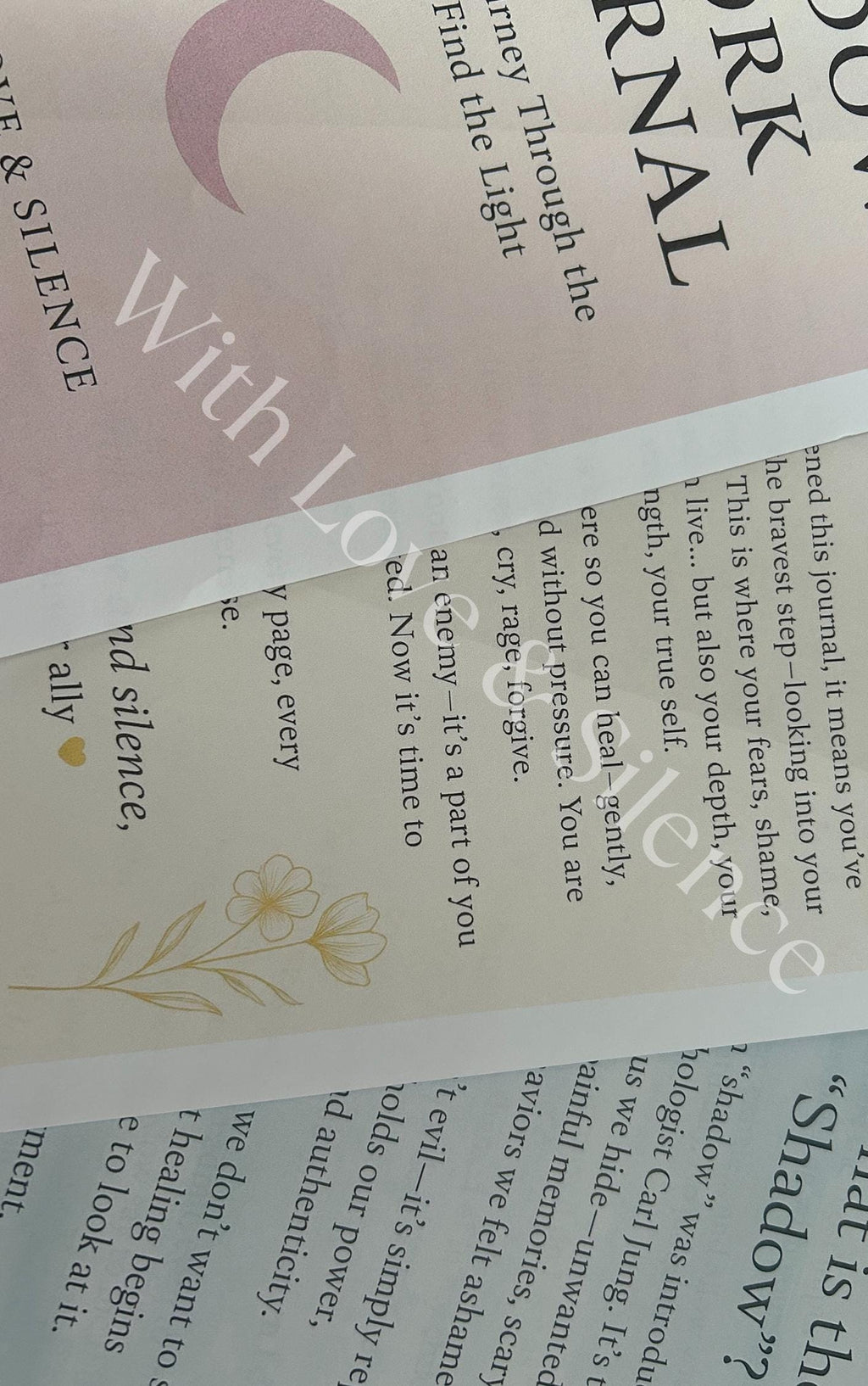 Shadow Work Reflection Journal: Mini Self-Healing Printable PDF for Inner Growth and Emotional Discovery