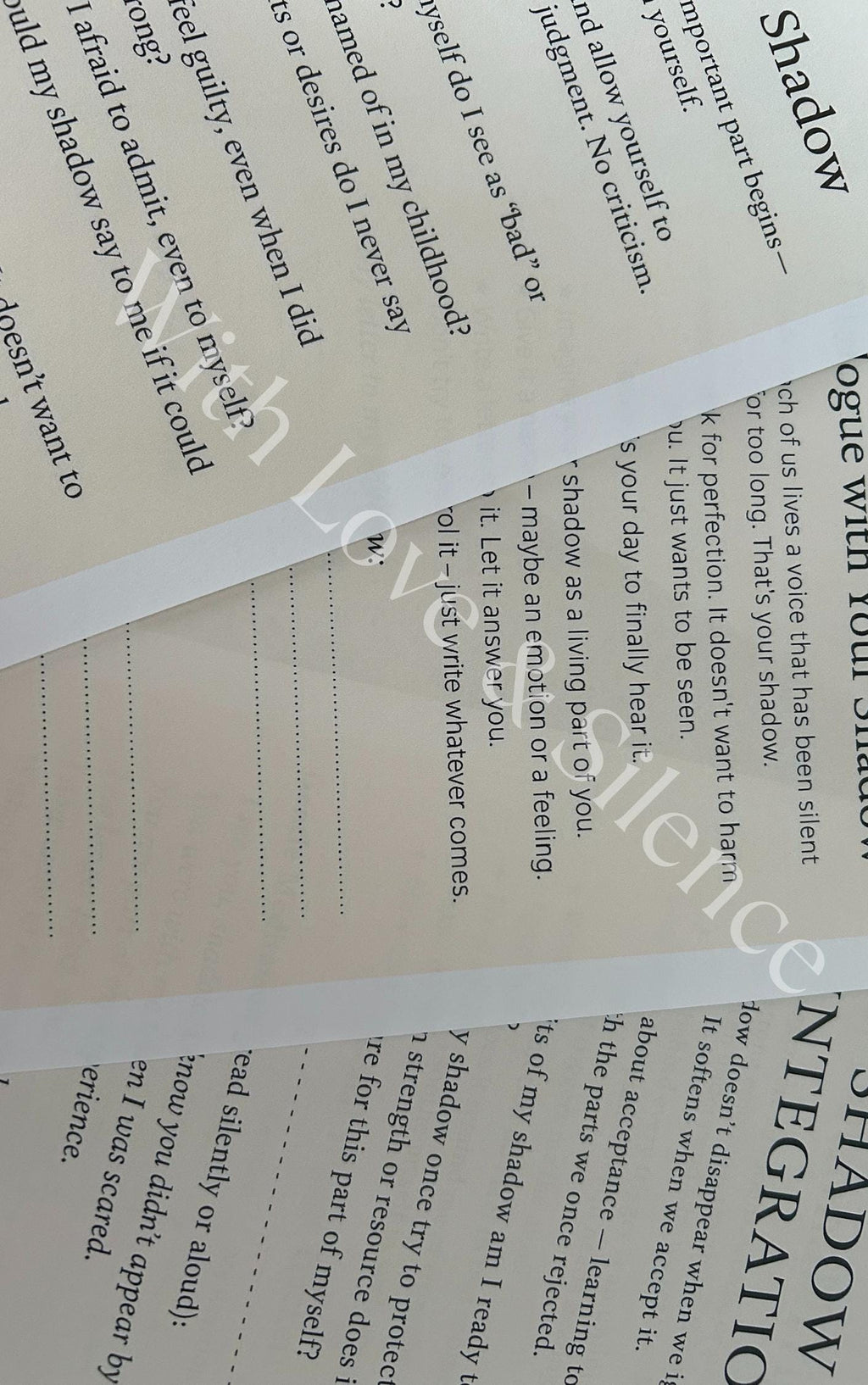 Shadow Work Reflection Journal: Mini Self-Healing Printable PDF for Inner Growth and Emotional Discovery