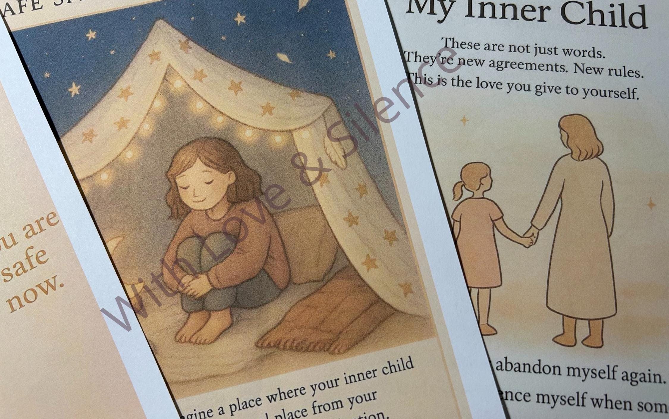 Gentle Inner Child Healing Journal: Printable 9-Page Guide for Emotional Recovery & Self-Discovery