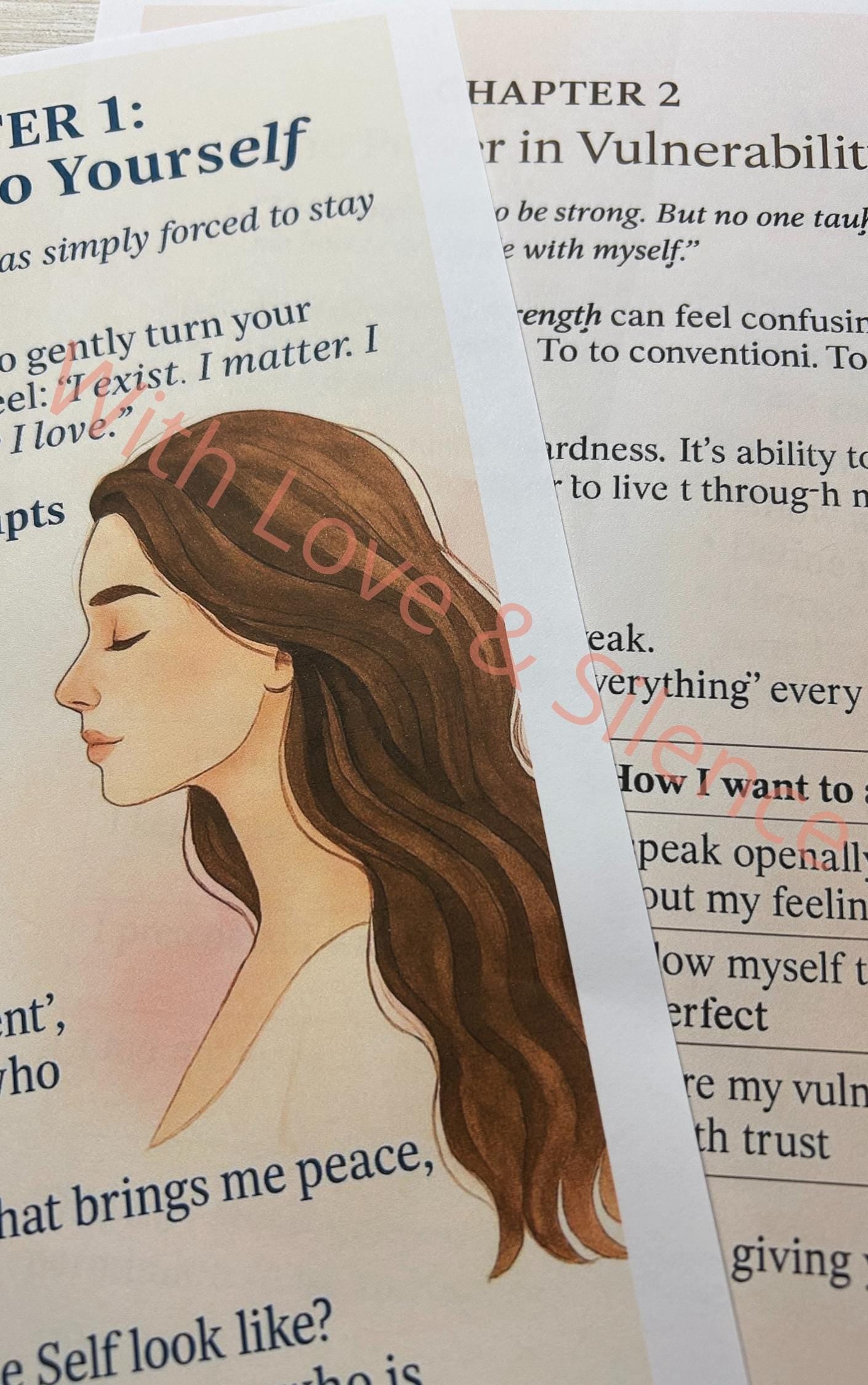 Women's Self-Love Healing Journal: Printable Recovery Guide with Prompts & Affirmations (PDF)