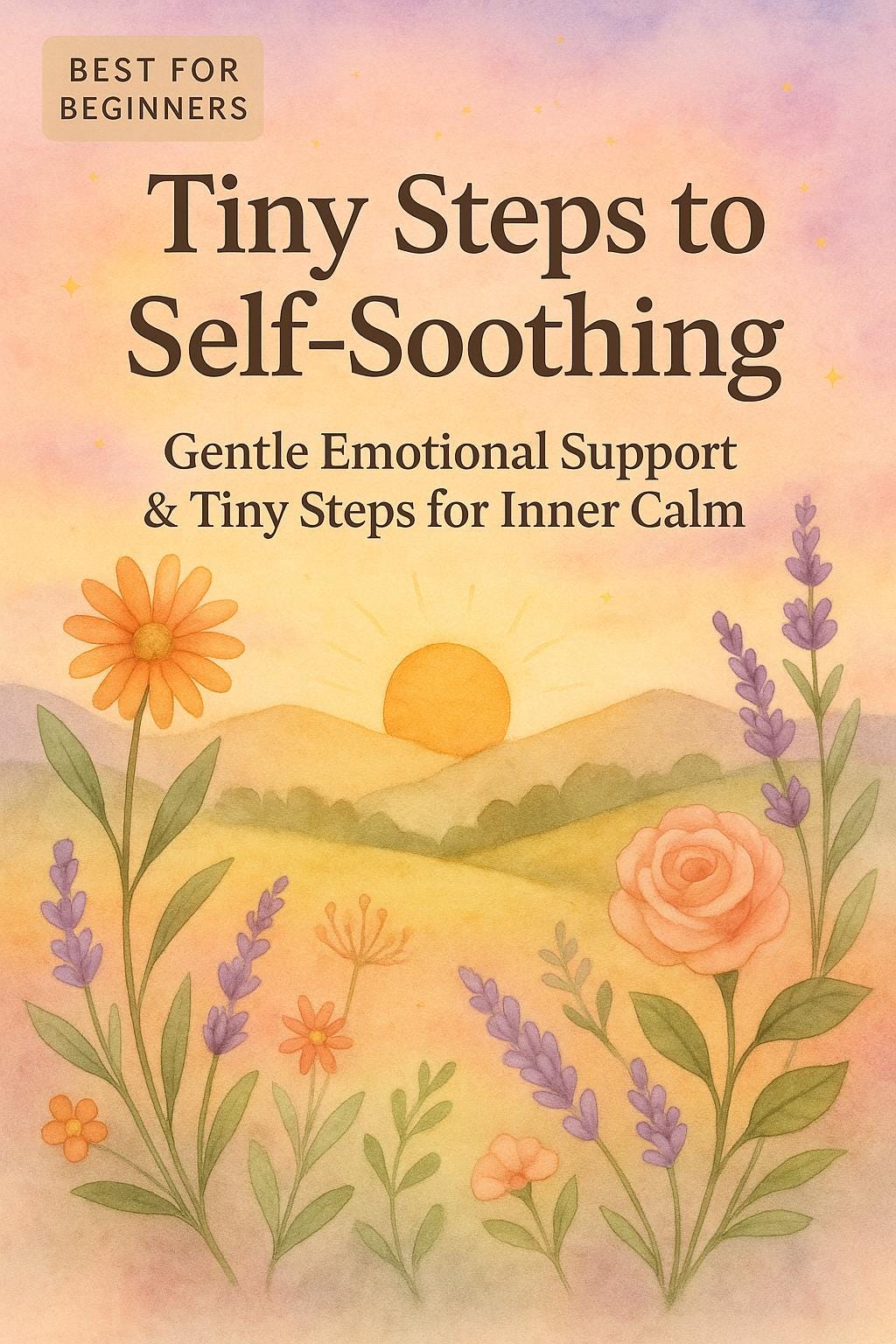 Printable Self-Soothing Guide: Emotional Support Techniques for Beginners' Mental Health & Inner Peace