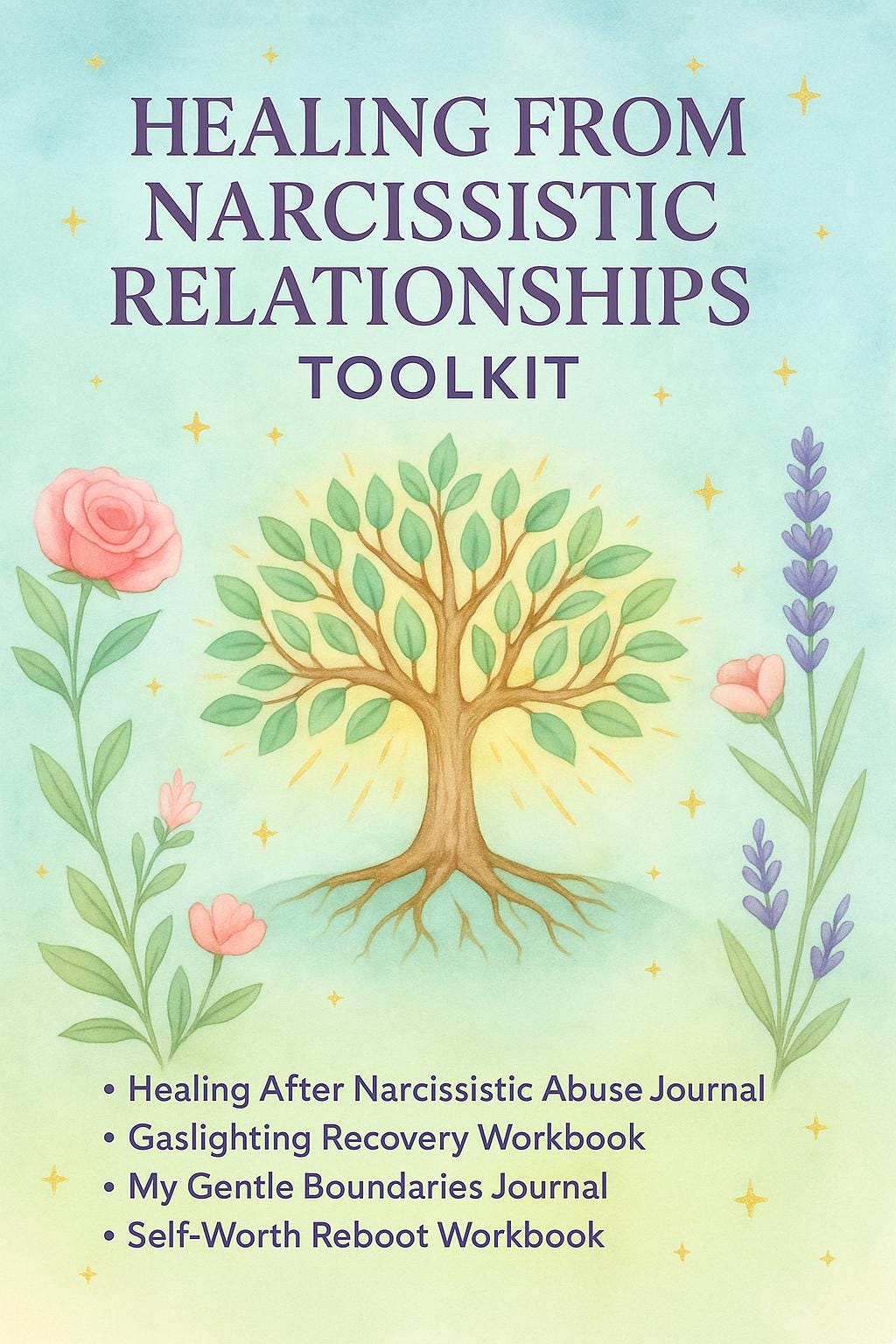Narcissistic Abuse Recovery Journal: Printable Trauma Healing Toolkit for Self-Care and Emotional Growth