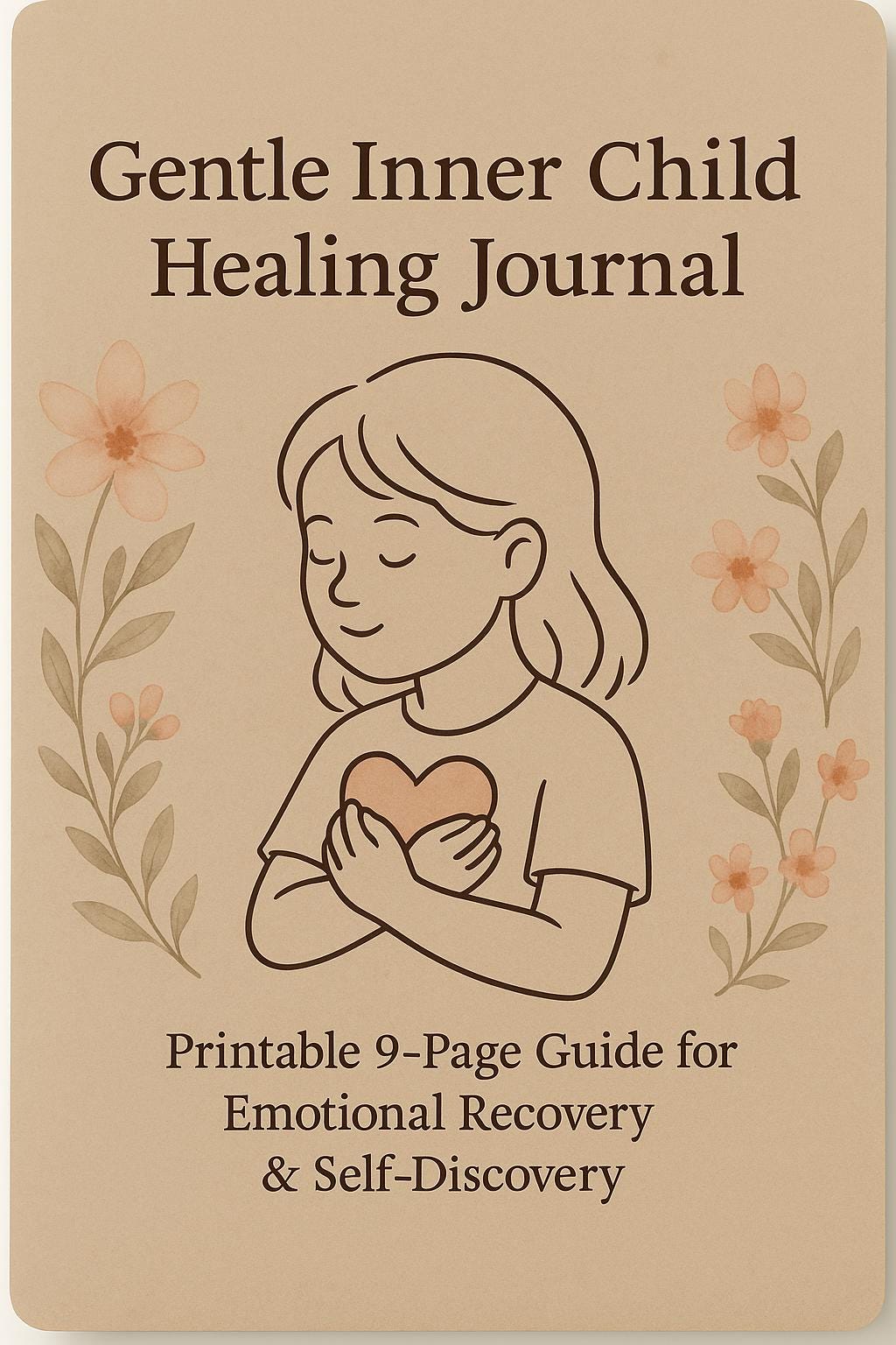 Gentle Inner Child Healing Journal: Printable 9-Page Guide for Emotional Recovery & Self-Discovery