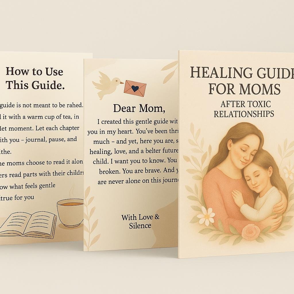 Healing Guide for Moms: Toxic Relationship Recovery & Mindful Parenting After Narcissistic Abuse (PDF)