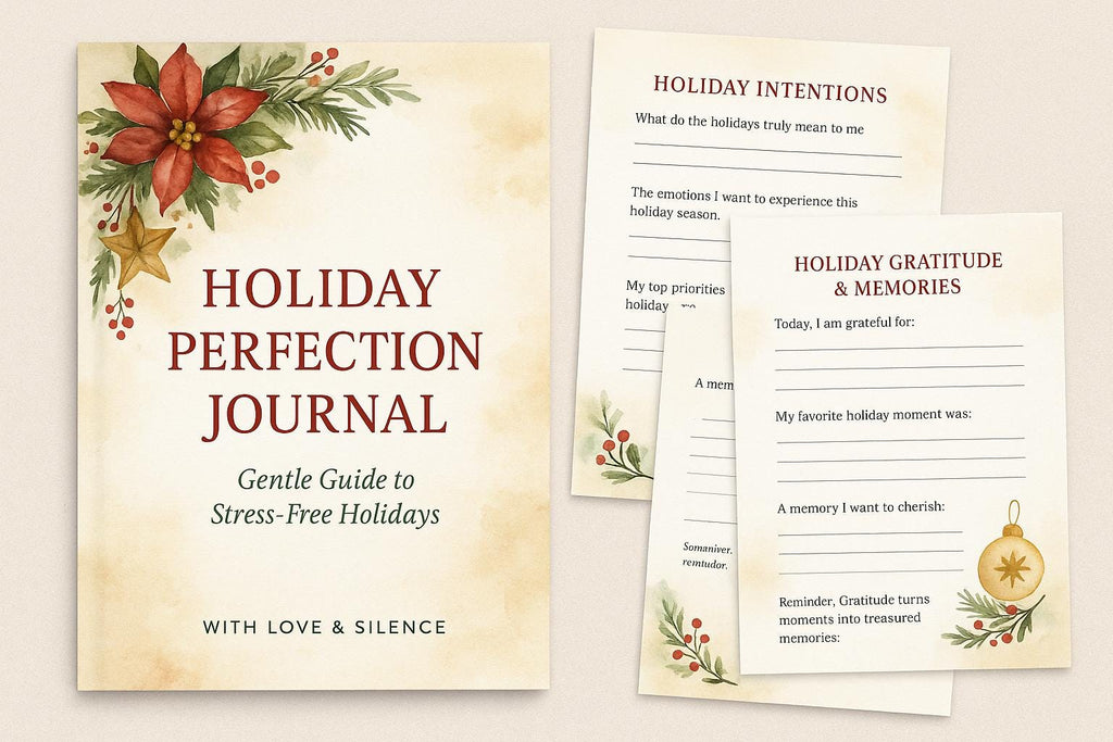 Festive Holiday Self-Care Journal: Printable Christmas Planner for Stress-Free Celebrations