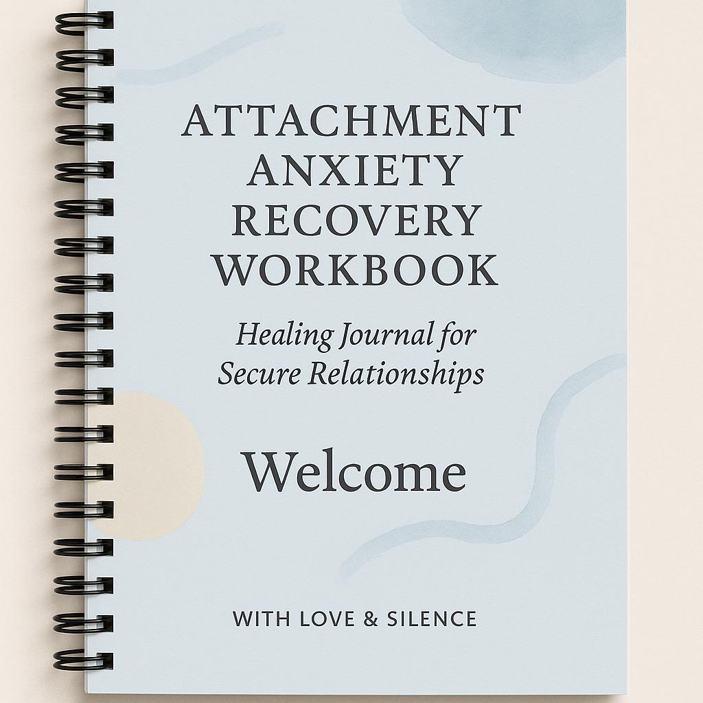 Attachment Anxiety Recovery Workbook | Healing Journal for Secure Relationships | 20 Pages PDF